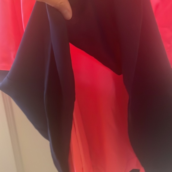 Collection by Julie Brown color block hot pink/navy dress in size 6 - Picture 5 of 10